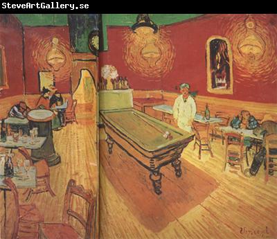 Vincent Van Gogh The Night Cafe in the Place Lamartine in Arles (nn04)